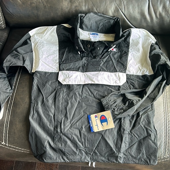 brand new champion windbreaker hoodie - Picture 1 of 3